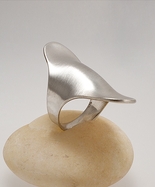 5843 Silver ring 5843 - Image 1