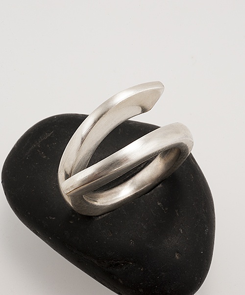 5876 Silver ring 5876 - Image 1